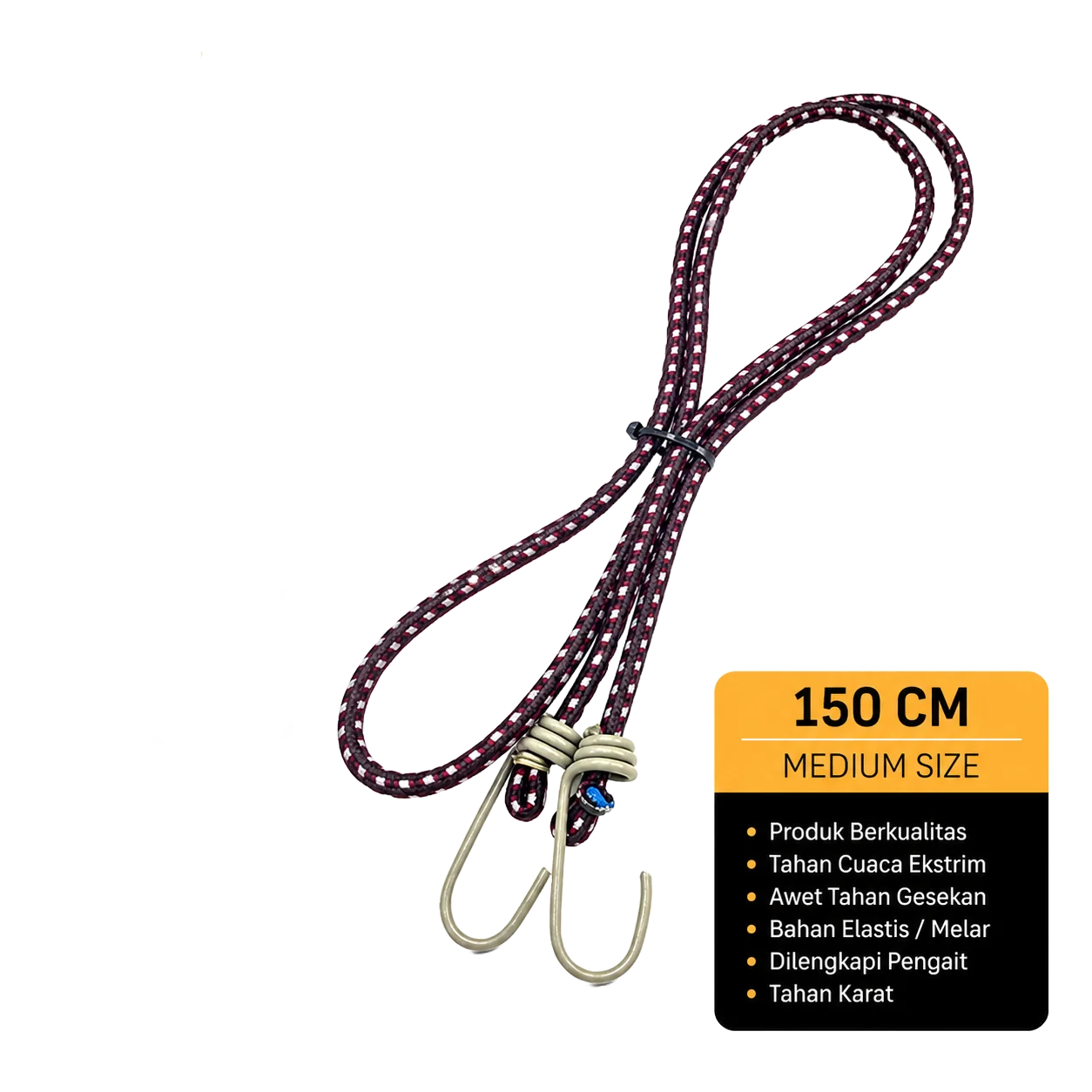 Tali bagasi motor 1.5 Meter / 150 cm kuat berkualitas